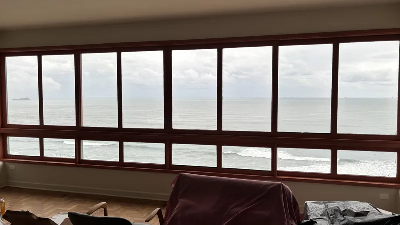 Película nano cerâmica aplicada em flat no Guarujá, SP