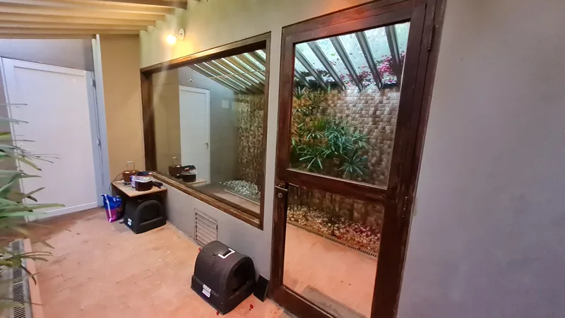 Película refletiva aplicada em residência no Morumbi, segunda etapa