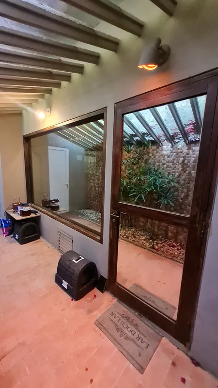 Película refletiva aplicada em residência no Morumbi, segunda etapa