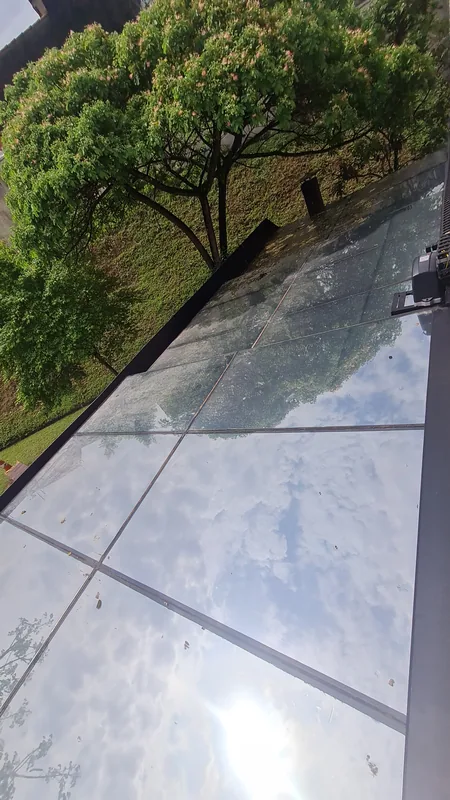 Película refletiva aplicada em residência no Morumbi, São Paulo