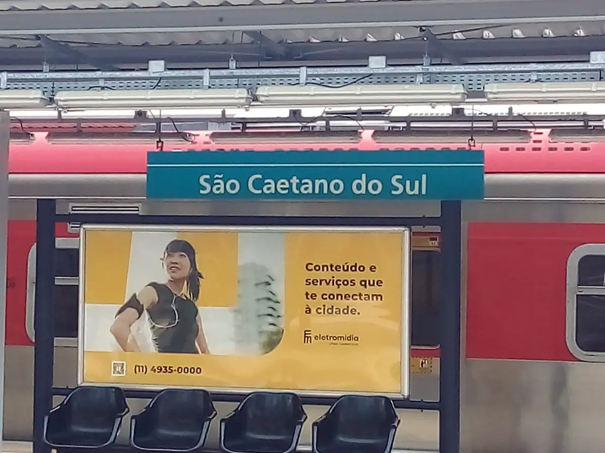 Estação São Caetano do Sul, na linha 10 da CPTM