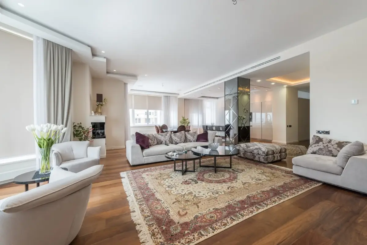 Sala de estar de alto padrão